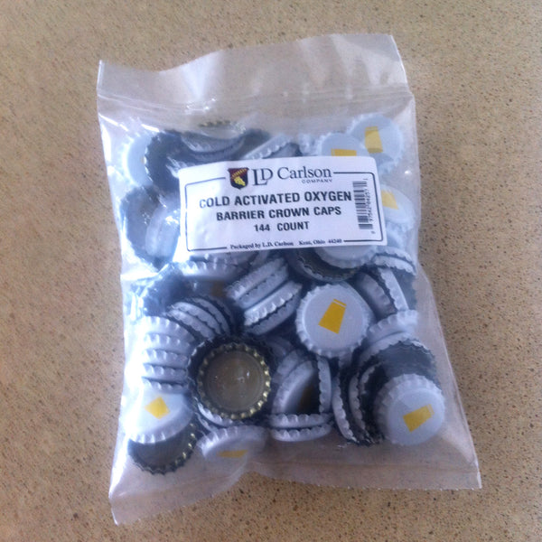 Cold Activated Crown Caps (Qty. 144)