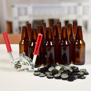 12oz Glass Bottle Gift Bundle