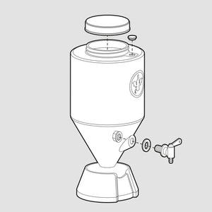 2 Gal. Conical Fermenting System