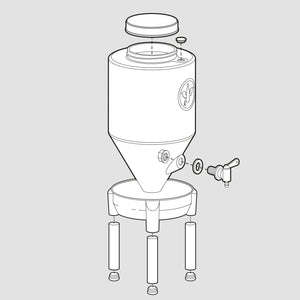 2 Gal. Conical Fermenter Plus