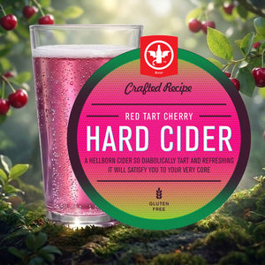 Red Tart Cherry Hard Cider Recipe Kit