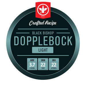 2 Gal. Black Bishop Dopplebock Light Recipe Kit