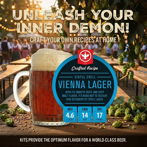 Sinful Swill Vienna Lager Recipe Kit