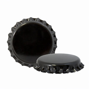 Black Crown Bottle Caps (Qty. 144)