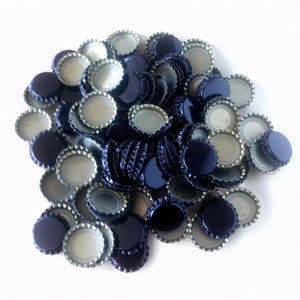 Black Crown Bottle Caps (Qty. 144)