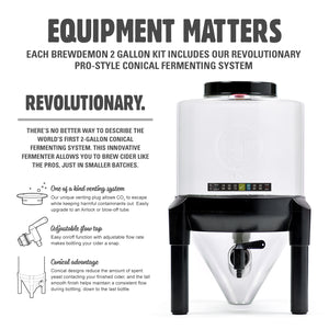 2 Gal. Hard Cider Kit Gift Bundle