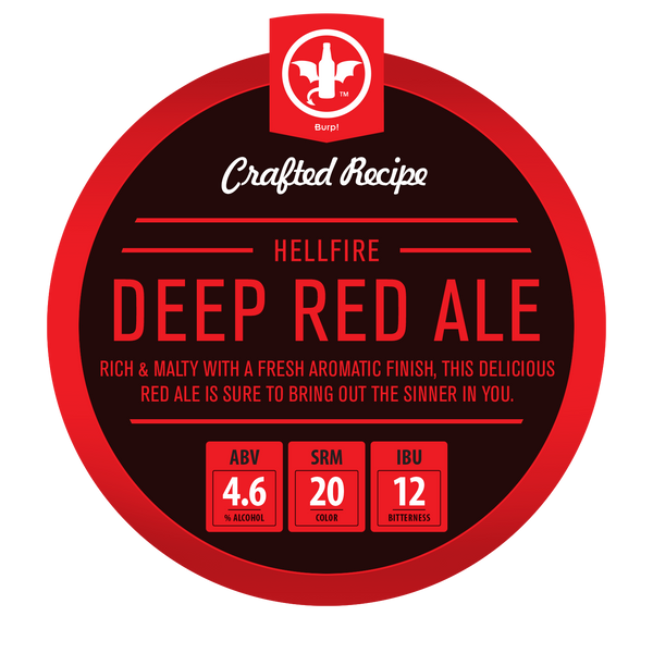 Hellfire Deep Red Ale Recipe Kit