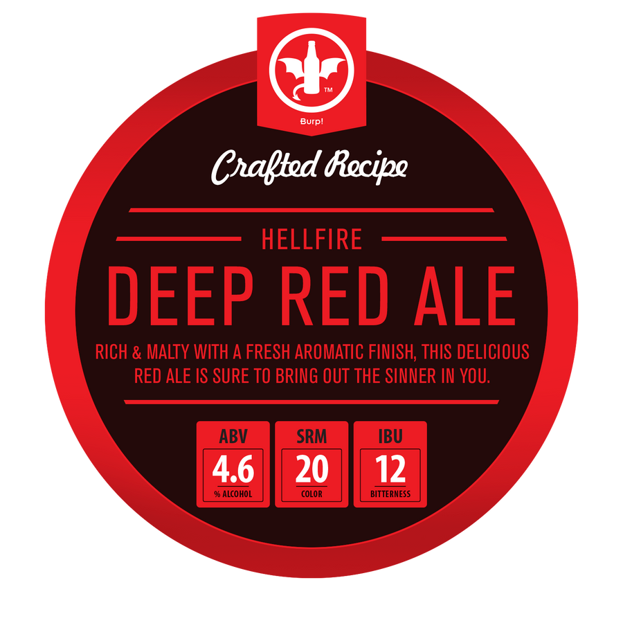 2 Gal. Hellfire Deep Red Ale Recipe Kit