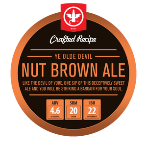 2 Gal. Ye Olde Devil Nut Brown Ale Recipe Kit