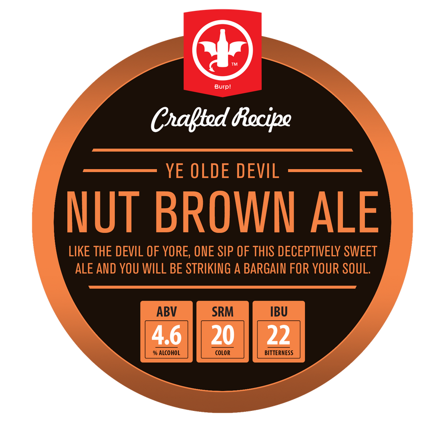 2 Gal. Ye Olde Devil Nut Brown Ale Recipe Kit