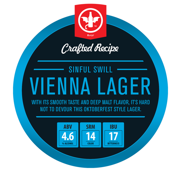 Sinful Swill Vienna Lager Recipe Kit