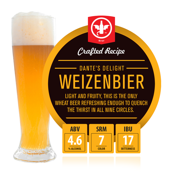 Dante’s Delight Weizenbier Recipe Kit