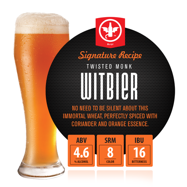 Twisted Monk Witbier Recipe Kit